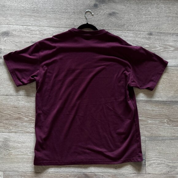 Nike ACG Men's T Shirt Maroon White Embroidered L Large $55 - Picture 2 of 2